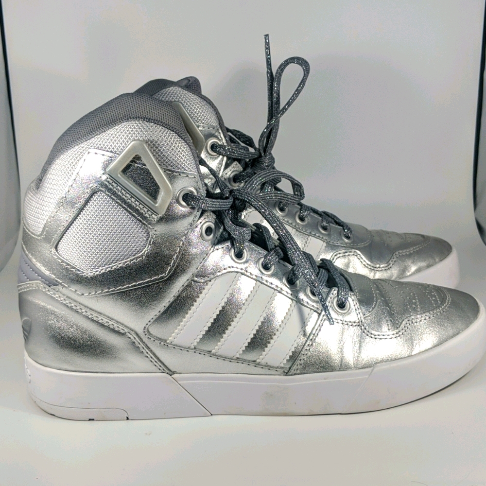 Adidas Neo Metallic High Top Sneakers - Picture 1 of 7